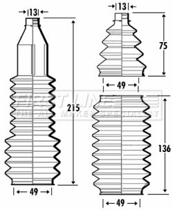 Zestaw osłon, układ kierowniczy FIRST LINE FSG3367