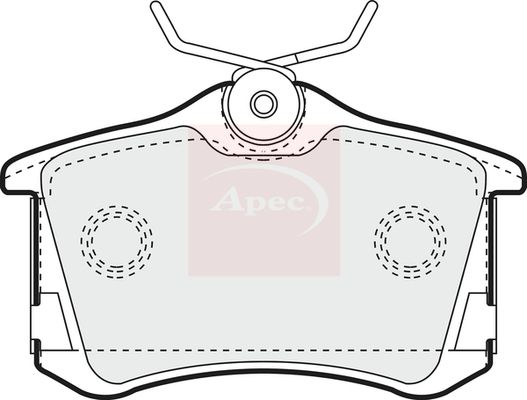 Apec - Rear Brake Pad Set