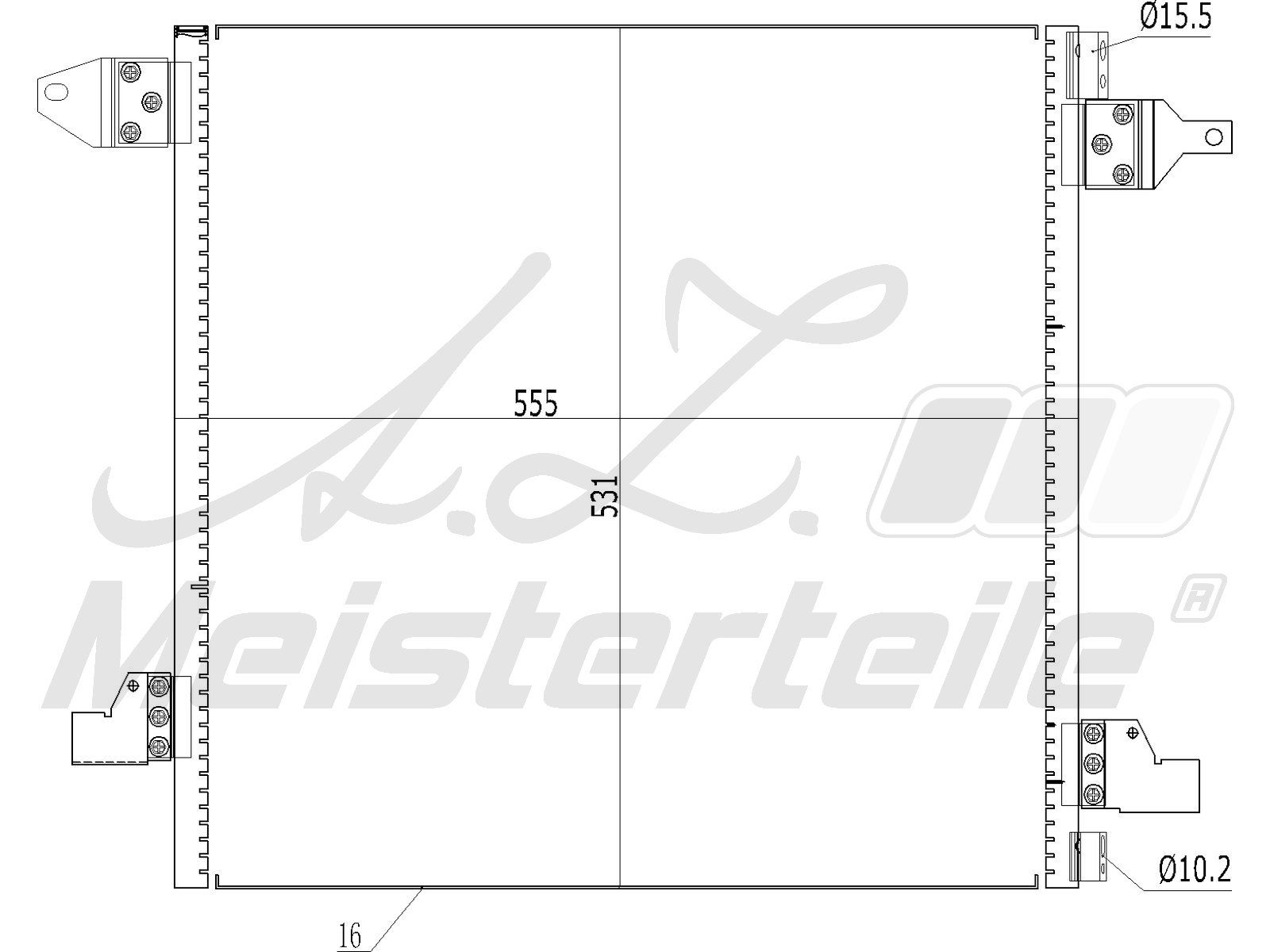 V30-62-1018 CONDENSEUR, CLIMATISATI