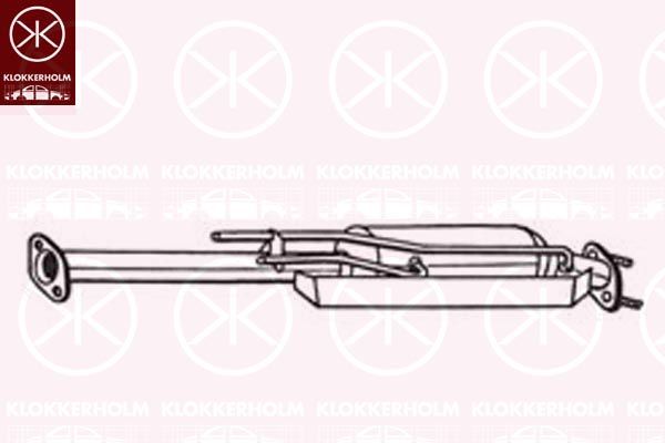 Filtr sadzy / filtr cząstek stałych, układ wydechowy KLOKKERHOLM 1794147