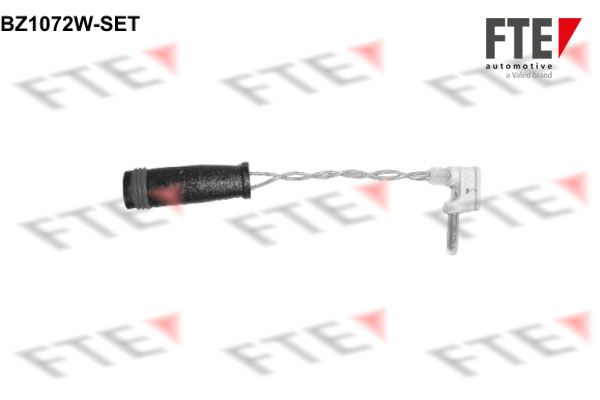 Styk ostrzegawczy, zużycie okładzin hamulcowych FTE BZ1072W-SET