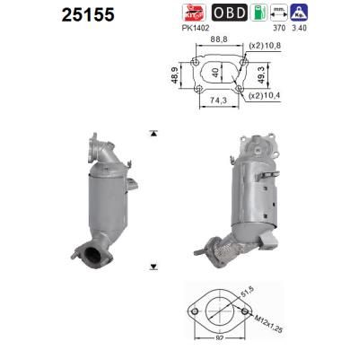 Katalizator AS 2853004HG0