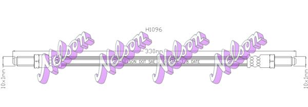 Przewód hamulcowy elastyczny KAWE H1096
