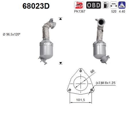 Katalizator AS 68023D