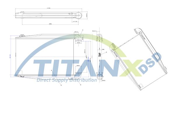 Intercooler, compresor TITANX IX609002