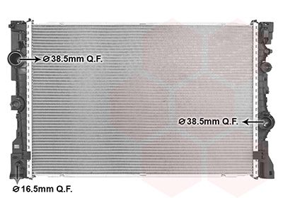 Radiator, racire motor VAN WEZEL 06012743