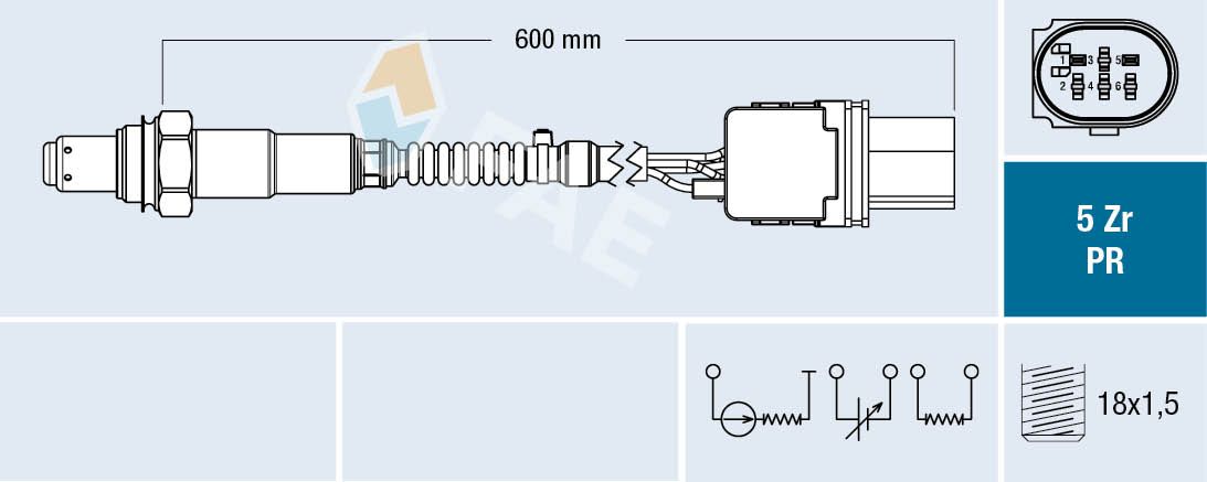 Sonda lambda FAE 75132