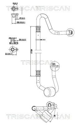 conducta presiune variabila,aer conditionat TRISCAN 9010 16045