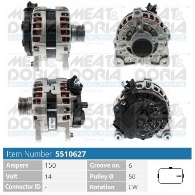 Alternator MEAT & DORIA 5510627