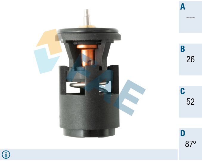 termostat,lichid racire FAE 5320687