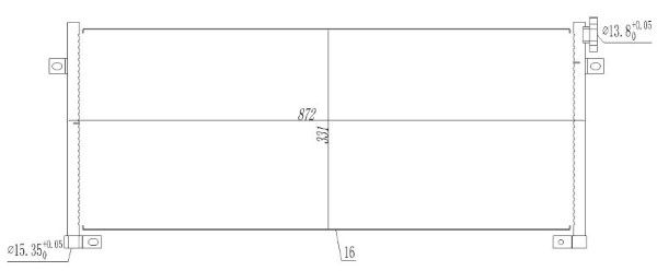 Condensator, climatizare MTR 13054651