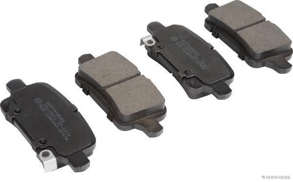 set placute frana,frana disc HERTH+BUSS JAKOPARTS J3610911