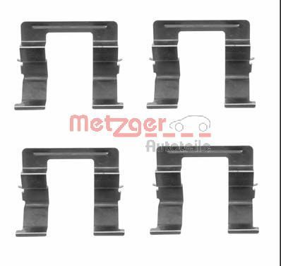 Set accesorii, placute frana METZGER 109-1605
