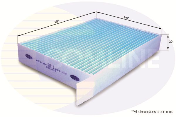 Filtr, wentylacja przestrzeni pasażerskiej COMLINE EKF296