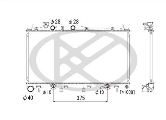 Radiator, racire motor KOYORAD PL092724