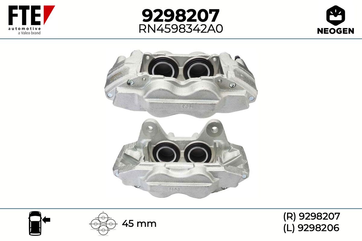 Etrier frana FTE NEOGEN 9298207