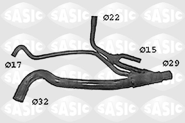 Hadice chladiče SASIC SWH4300