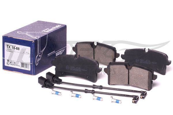 Levně Sada brzdových destiček, kotoučová brzda TOMEX Brakes 18-88