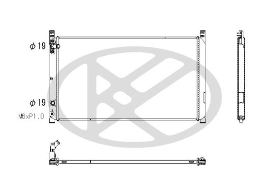 Radiator, racire motor KOYORAD PL013875