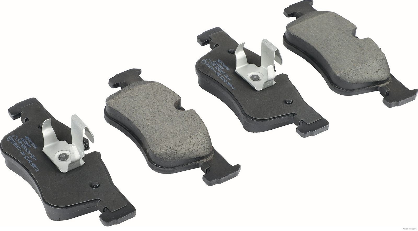 set placute frana,frana disc HERTH+BUSS JAKOPARTS J3600839