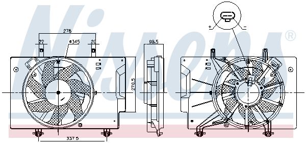 Ventilateur, refroidissement du moteur