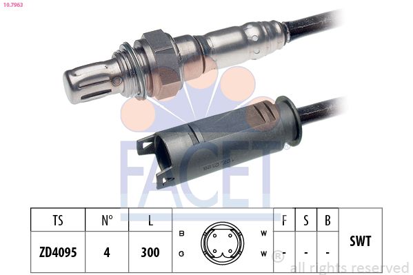 Sonda lambda FACET 10.7963