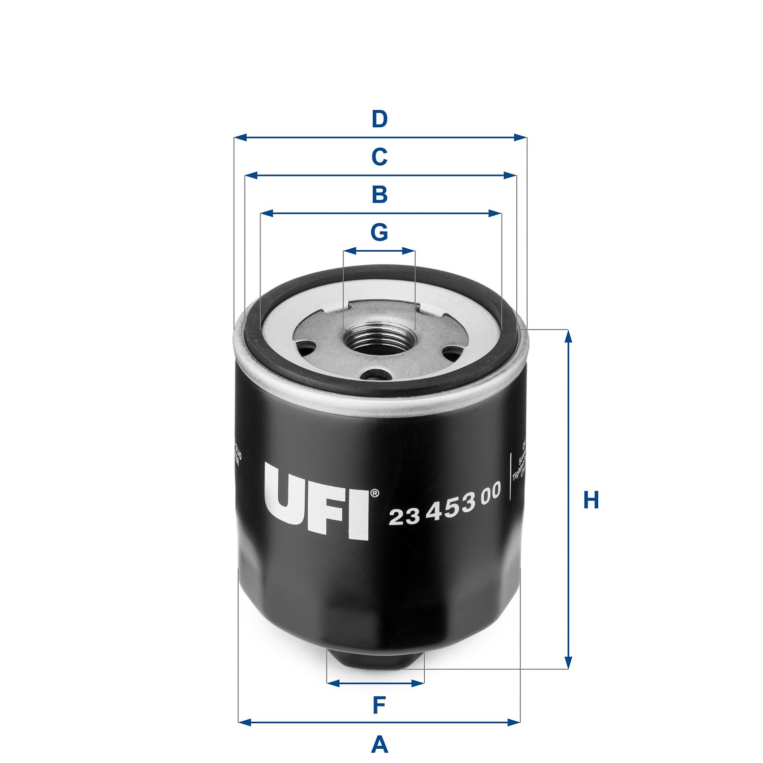 Olejový filter UFI 23.453.00