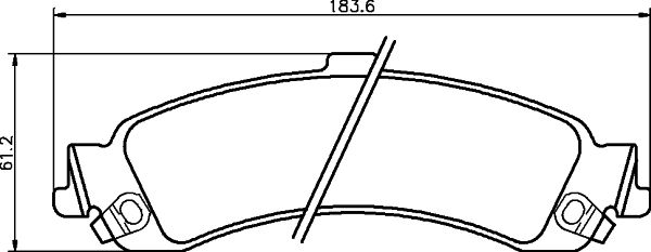 Zestaw klocków hamulcowych, hamulce tarczowe MINTEX MDB2322