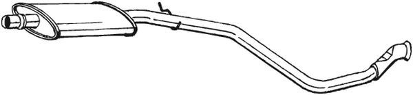 Tłumik środkowy BOSAL 282-035