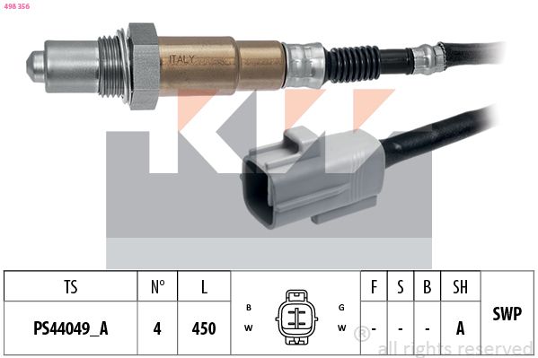 Sonda lambda KW 498 356