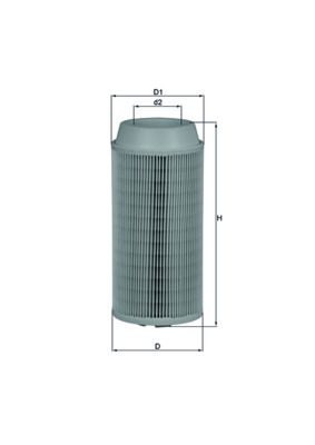 Vzduchový filtr MAHLE LX 1802