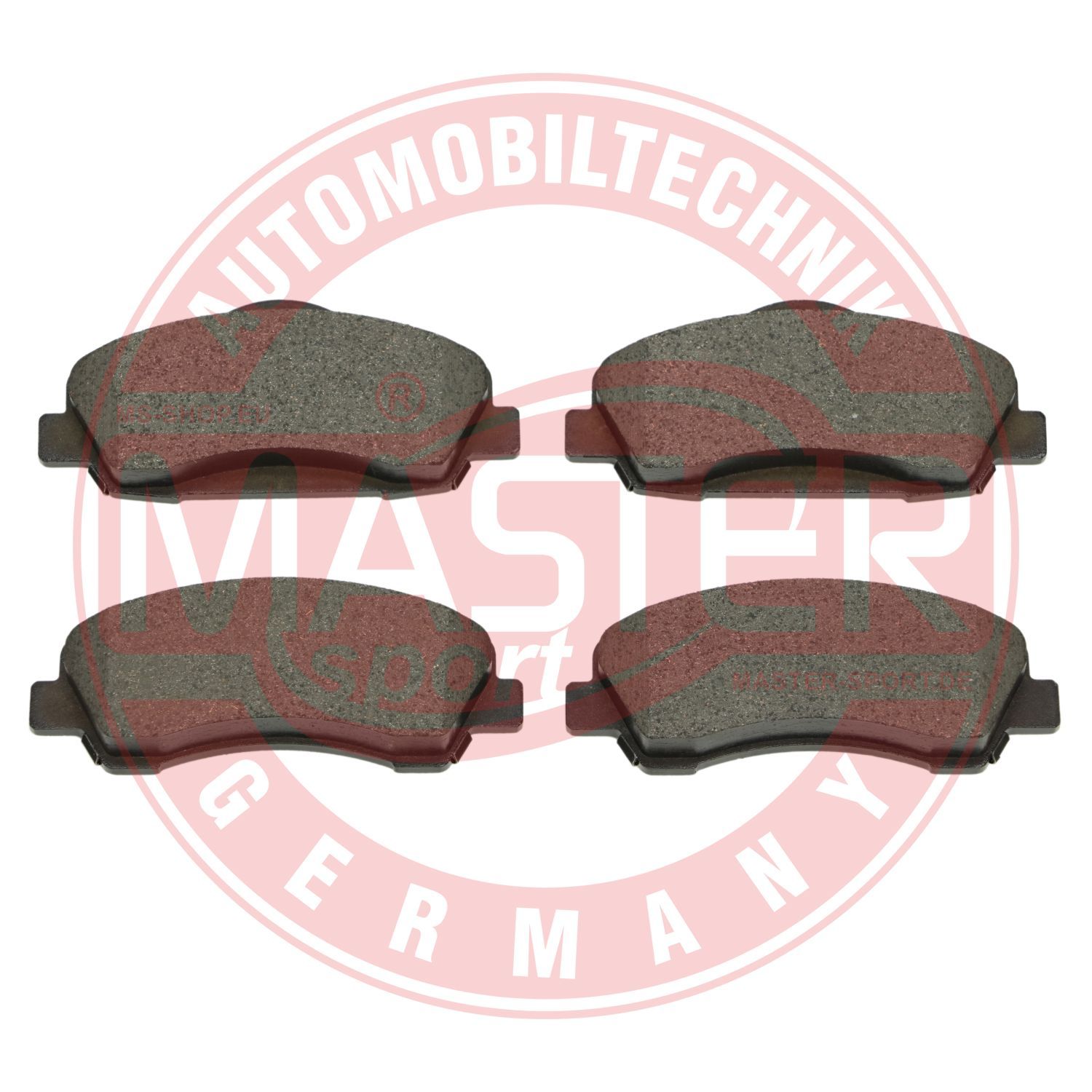 Zestaw klocków hamulcowych, hamulce tarczowe MASTER-SPORT GERMANY 13046038672T-SET-MS