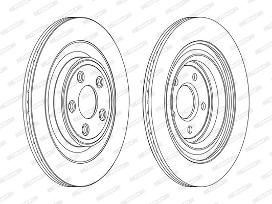 Tarcza hamulcowa FERODO DDF1703C