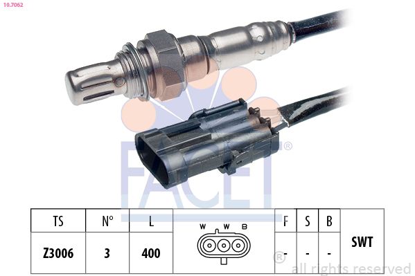 Sonda lambda FACET 10.7062
