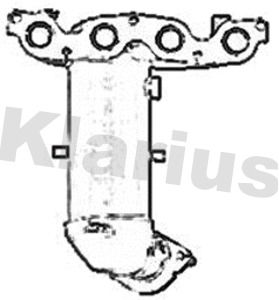 Filtr sadzy / filtr cząstek stałych, układ wydechowy KLARIUS 2851003980