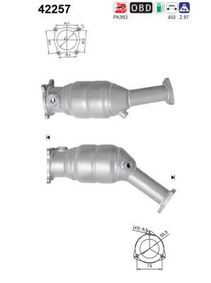 Katalizator AS 8E0254200H
