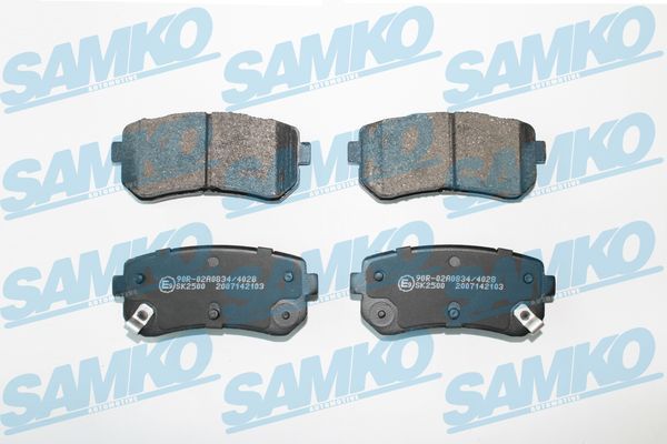 Sada brzdových destiček, kotoučová brzda SAMKO 5SP2103