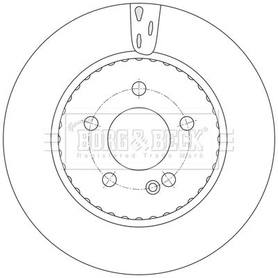 Tarcza hamulcowa BORG & BECK BBD7021S