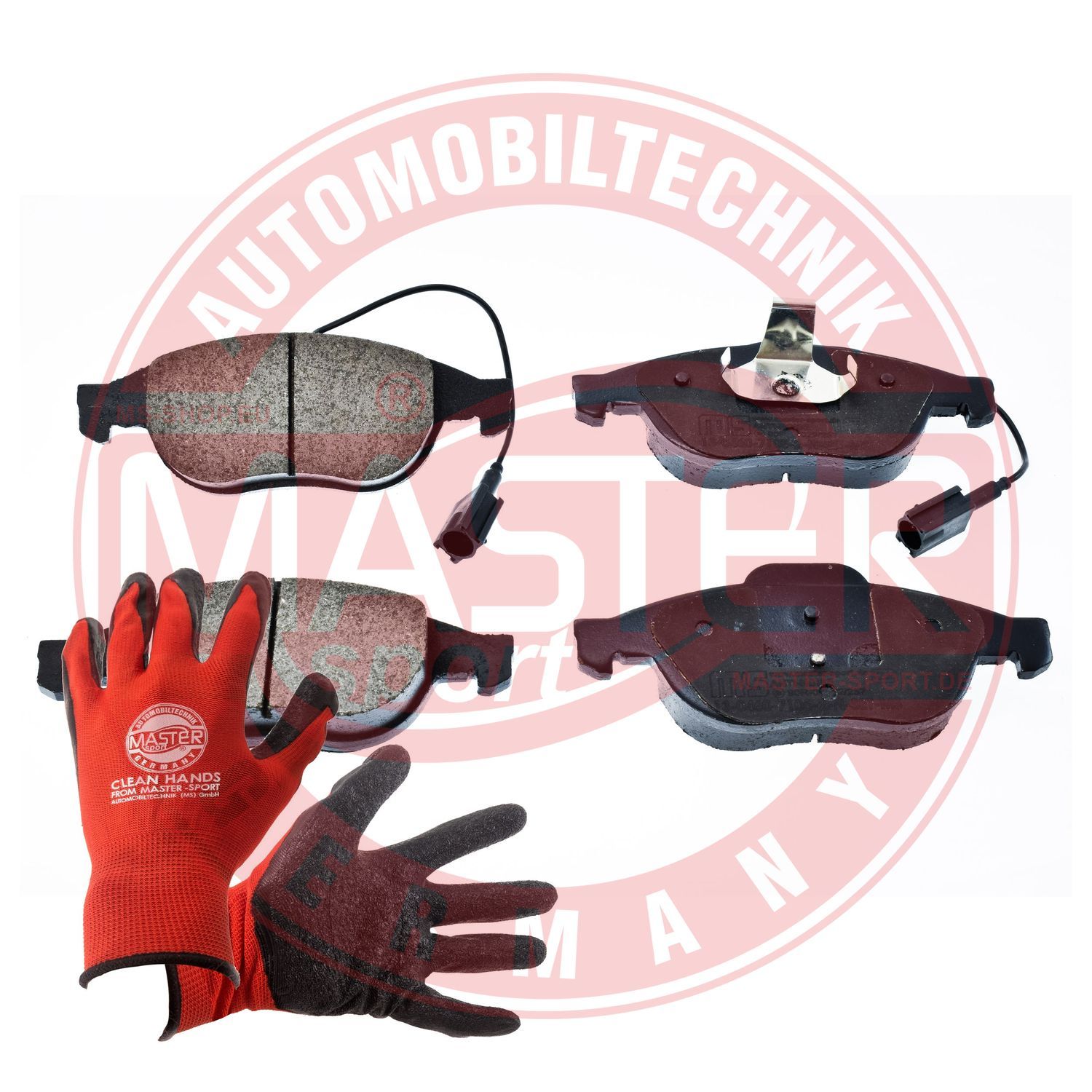 Zestaw klocków hamulcowych, hamulce tarczowe MASTER-SPORT GERMANY 13046071052N-SET-MSP