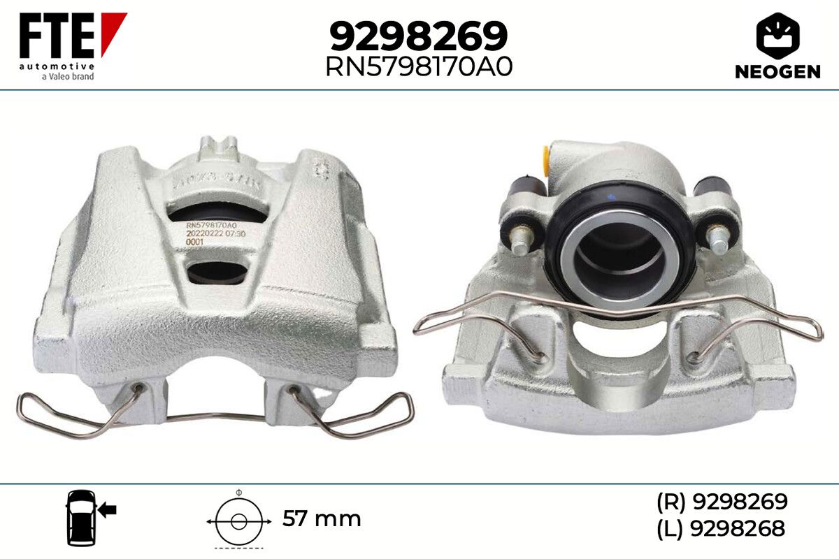 Etrier frana FTE NEOGEN 9298269