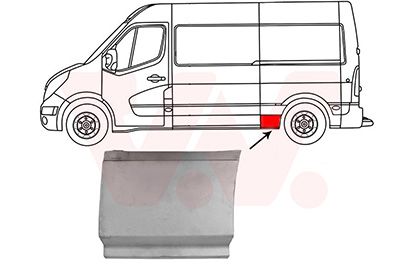 Panou lateral VAN WEZEL 4399141