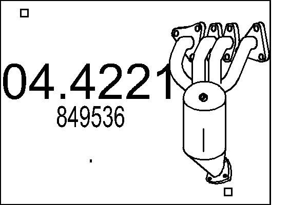 Katalizator MTS 849536