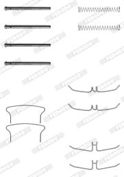 Zestaw akcesoriów, klocki hamulcowe FERODO FBA421