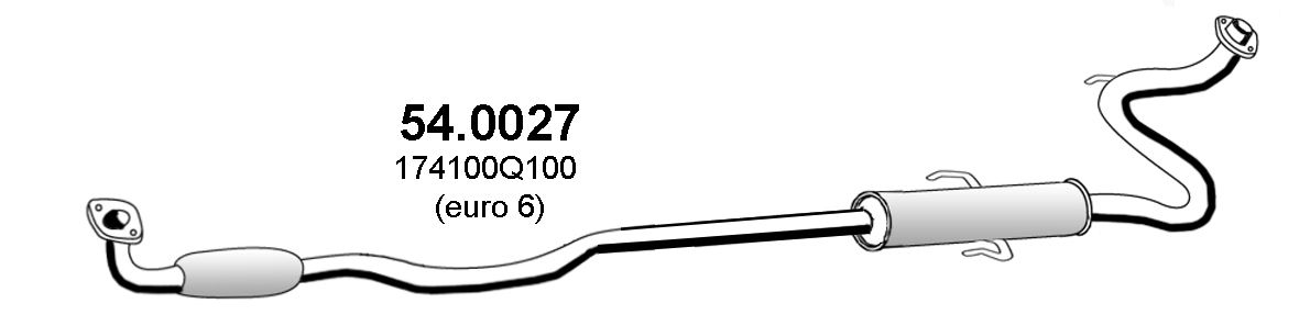 Catalizator ASSO 54.0027