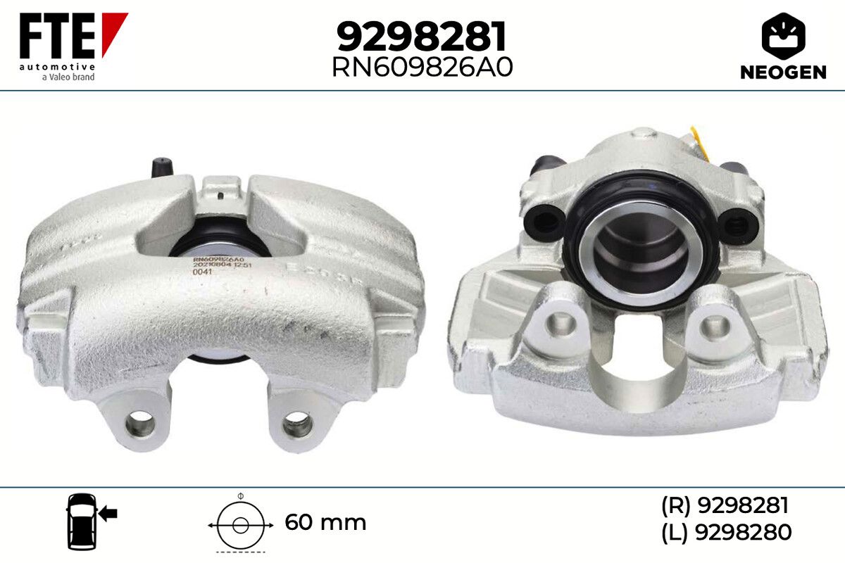 Etrier frana FTE NEOGEN 9298281