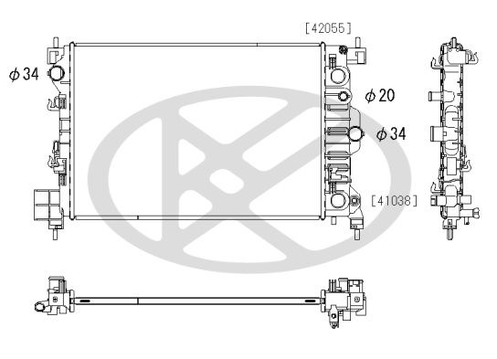 Radiator, racire motor KOYORAD PL313497