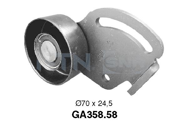 Rolka napinacza, pasek klinowy wielorowkowy SNR GA358.58