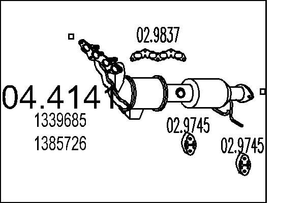 Katalizator MTS 1385726