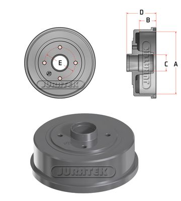 Juratek - Brake Drum