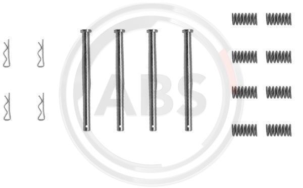 Zestaw akcesoriów, klocki hamulcowe A.B.S. 0970Q